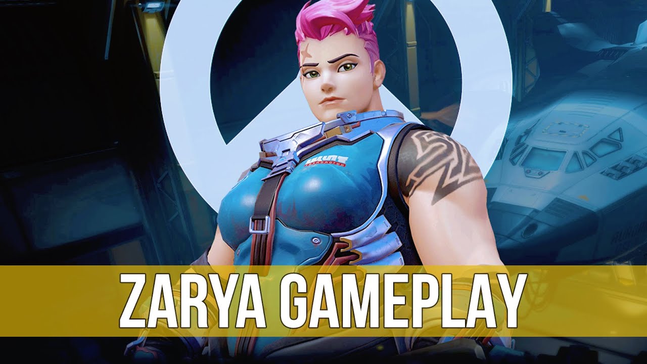Overwatch Beta: Zarya Gameplay!