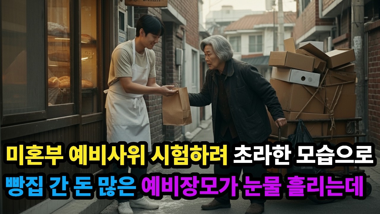 미혼부 예비사위 시험하려 초라한 모습으로 빵집 간 돈많은 예비장모가 눈물을 흘린 사연... 감동사연 |눈물사연 |인생사연 |시니어사연 오디오북
