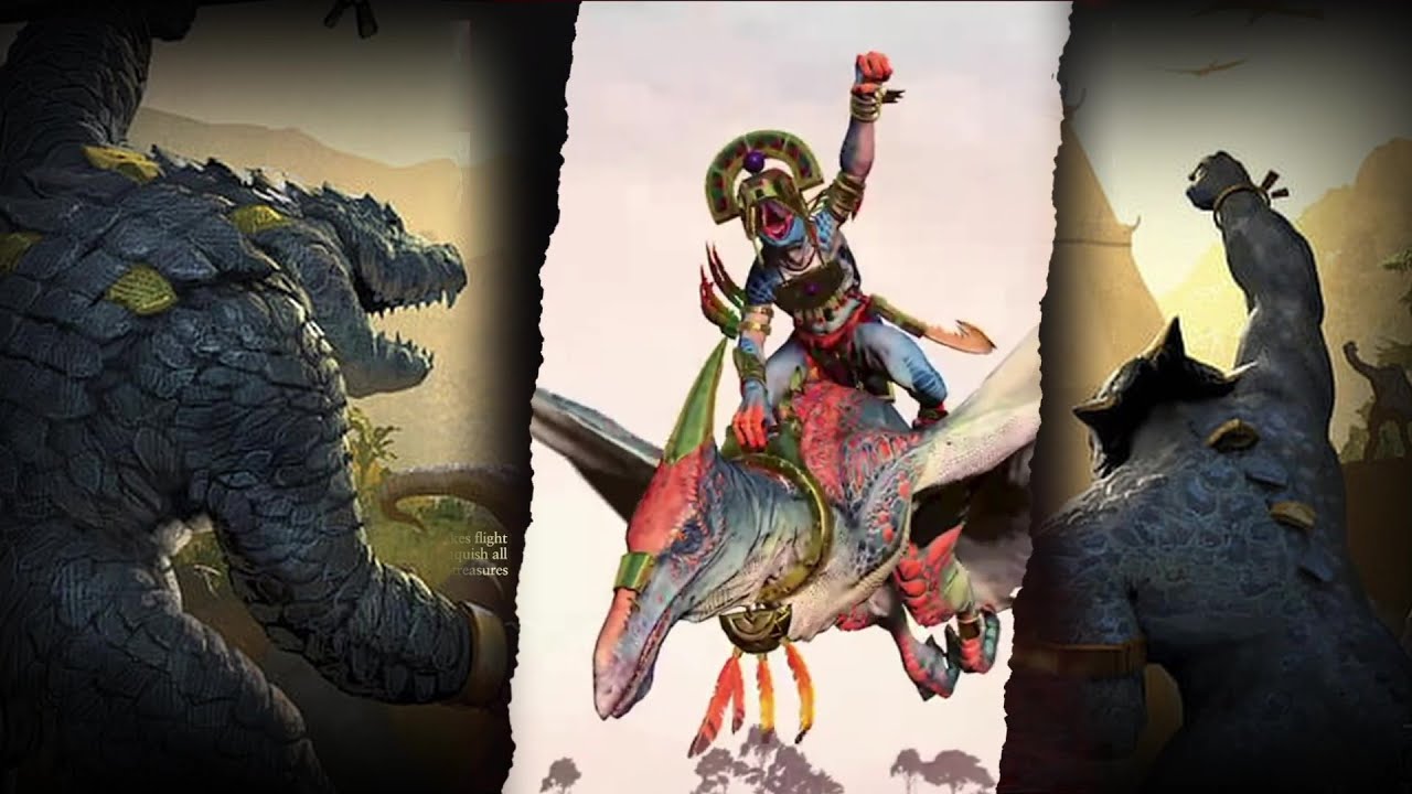 Lizardmen Lord Select Screens | Total Warhammer III