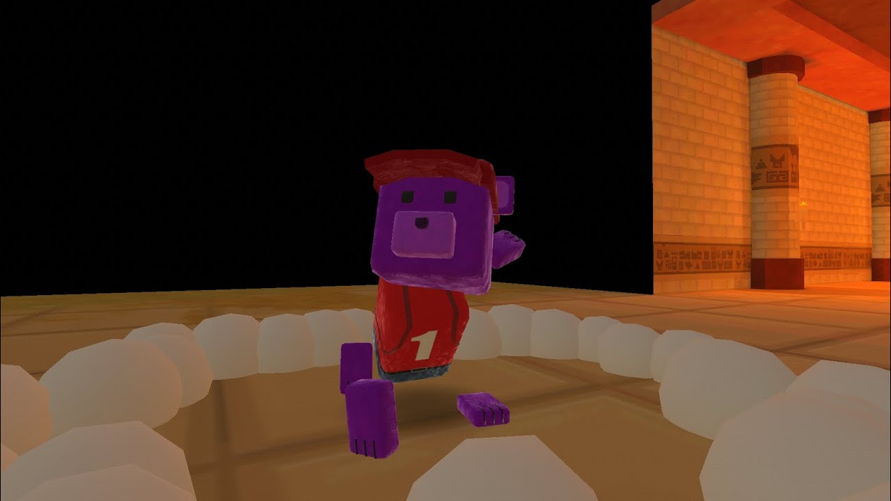 Я прохожу новое место в игре super bear adventure 