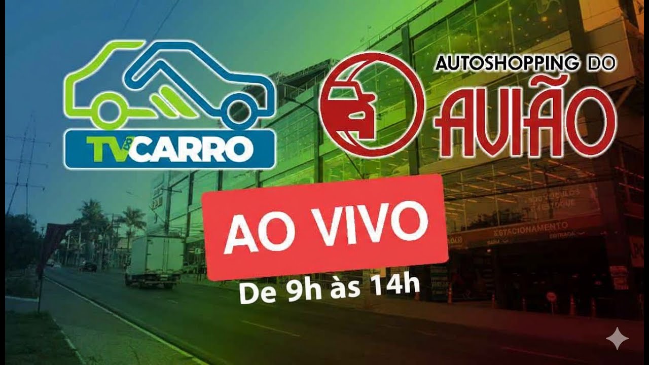TV DO CARRO AO VIVO - NO SHOPPING DO AVIÃO 14/03