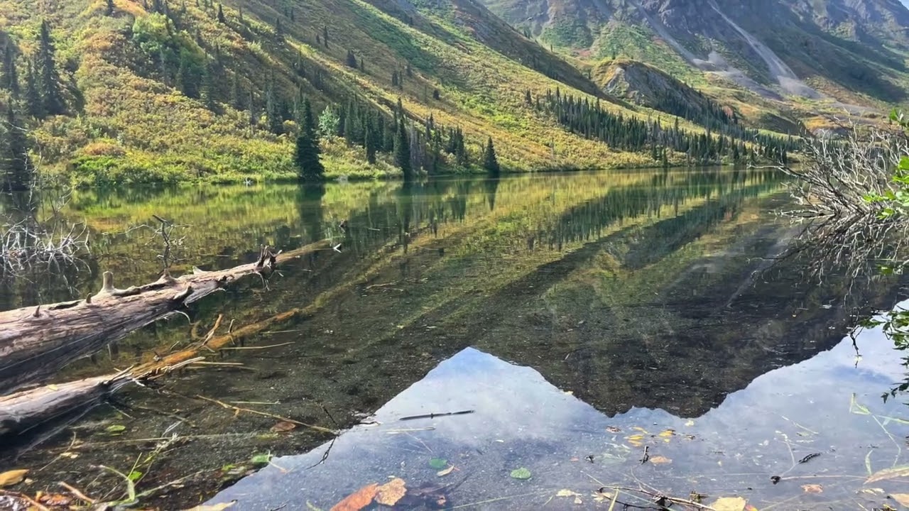 Afternoon Calm Alpha Binaural Reset Background 30 Min Beautiful day in the mountains