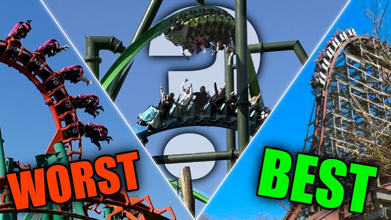 Top 10 BEST Roller Coasters at Walibi Holland (2025)