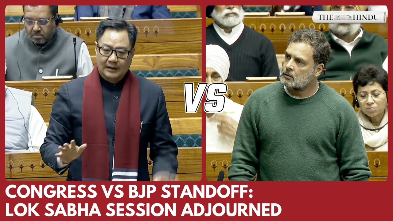 Lok Sabha adjourned amid govt-opposition stand-off over Rahul Gandhi’s speech