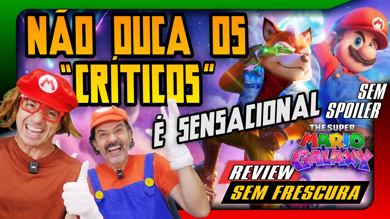 O FILME DO MARIO GALAXY &Eacute; SENSACIONAL! 🍄✨ REVIEW SEM FRESCURA CALANDO OS CR&Iacute;TICOS #supermariogalaxy