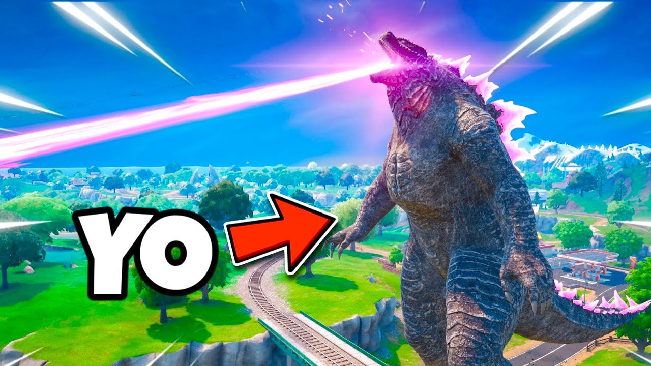 ME CONVERTÍ EN GODZILLA 😎😱 Aquí no hay quien viva Fortnite 54