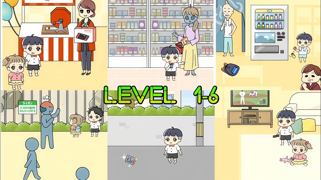 Botchan Escape Game Season 1: Level 1 - 6 Full Gameplay (No Commentary) #gaming #Botchan #viral 
