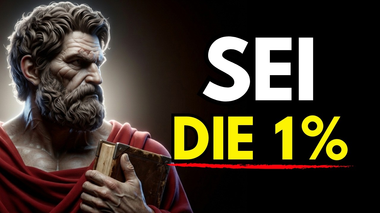 8 STOISCHE GEWOHNHEITEN, DIE DICH VOR 99 % DER MENSCHEN BRINGEN