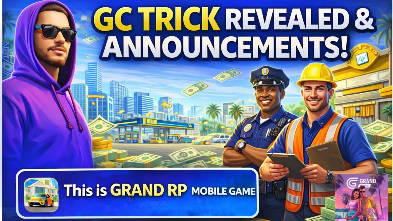 🚨GC Trick Revealed 😱 | Biggest Announcement in Grand RP Mobile! [ YOU MUST HAVE TO WATCH THIS]