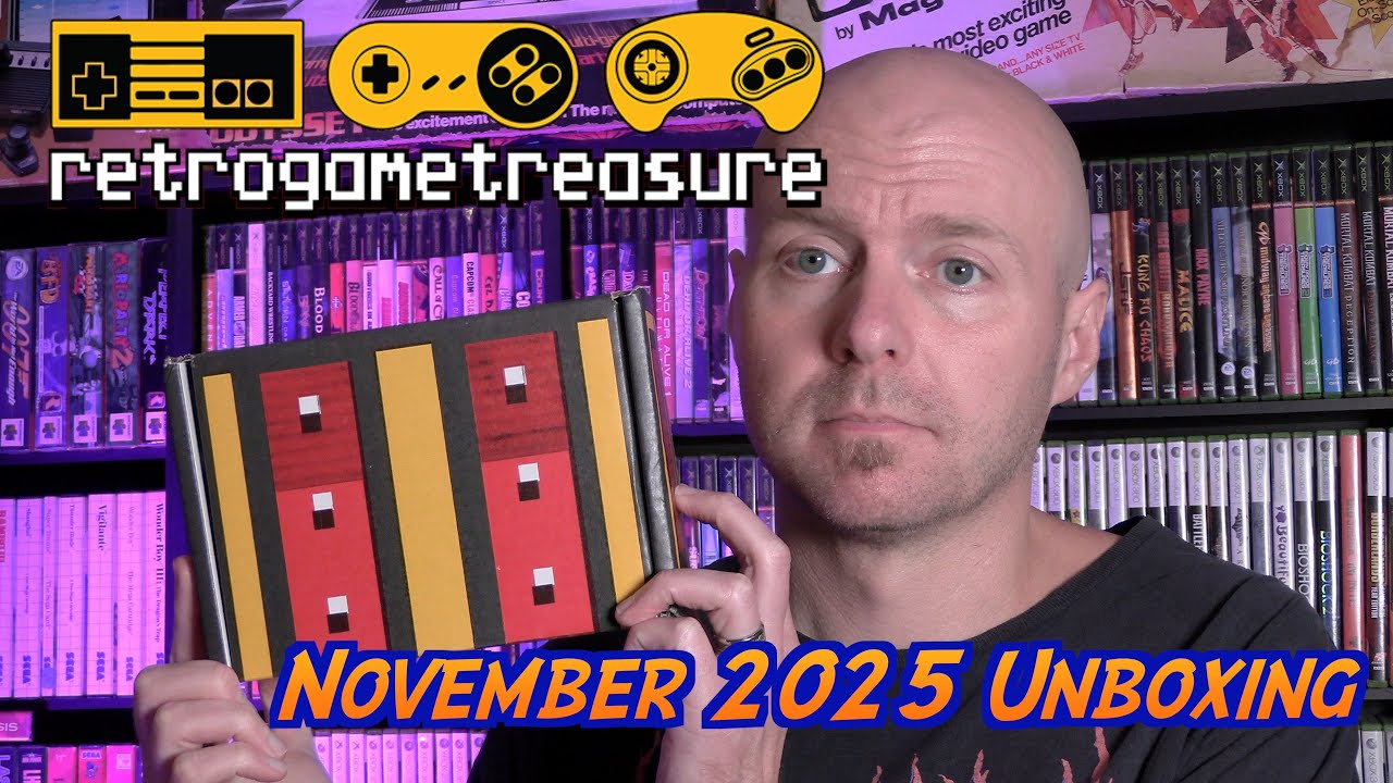 Retro Game Treasure - November 2025 Unboxing