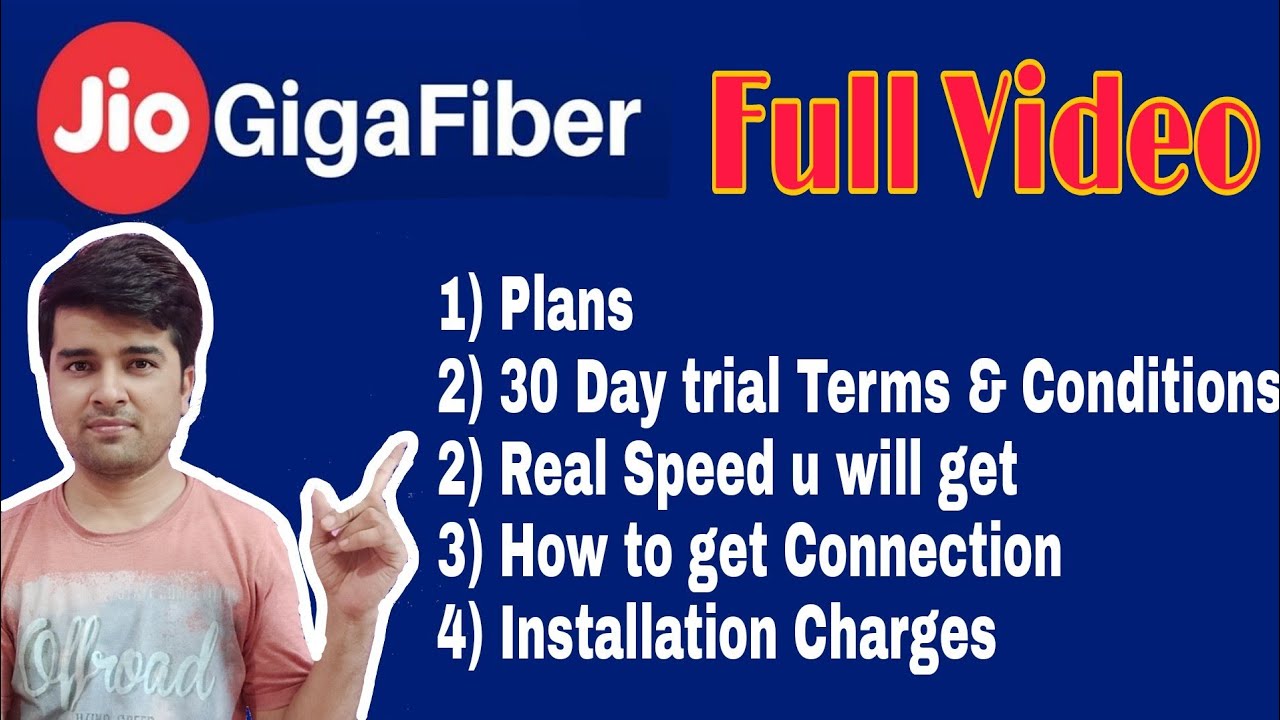 Jio Gigafiber Plans ! Speed Test ! Connection Process