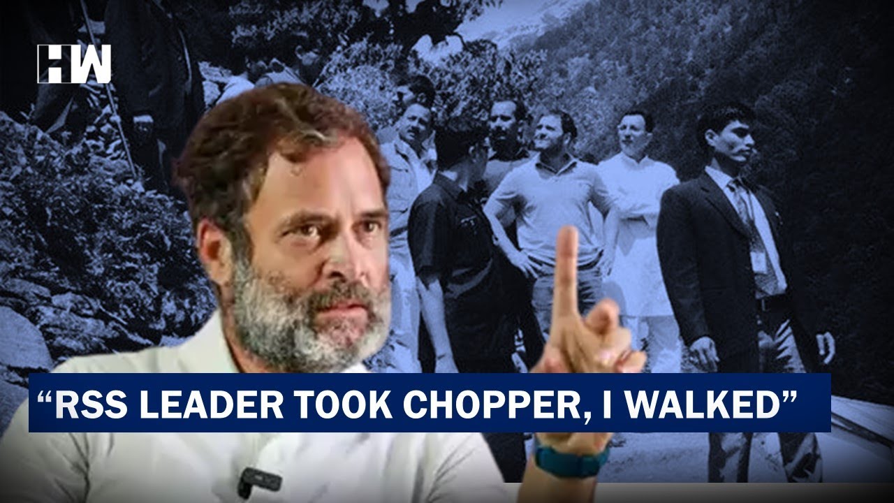 RSS Leader Took Chopper, I walked': Rahul Gandhi Recalls 'Controversial' Story | Bharat Jodo Yatra |