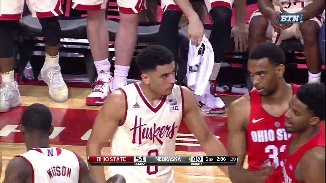 Jae'Sean Tate Slapping the Floor vs. Nebraska
