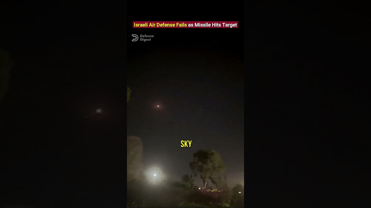 Израильская система ПВО потерпела неудачу: ракета попала в цель!