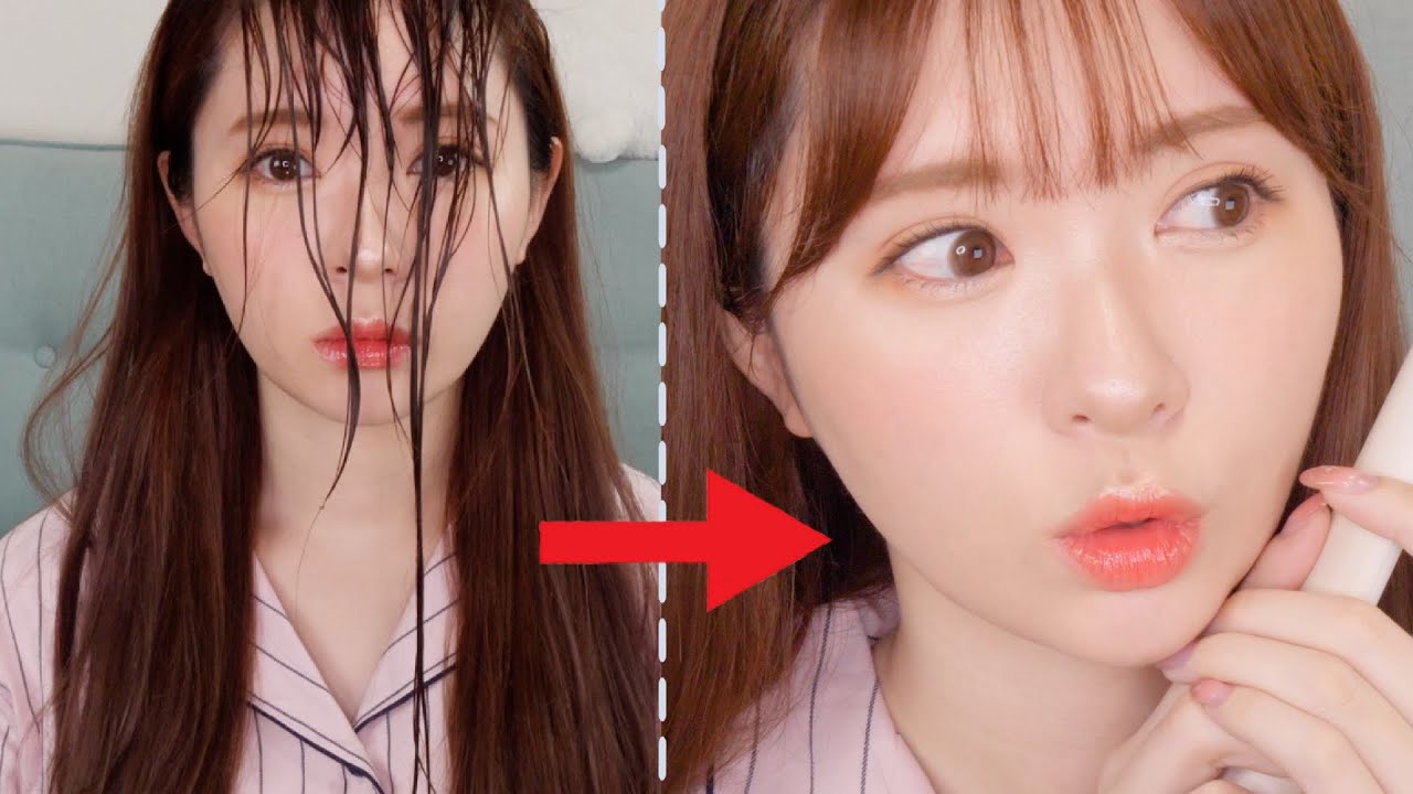 【前髪セット方法】まえがみって女性の永遠の課題だよね【シースルー前髪】
