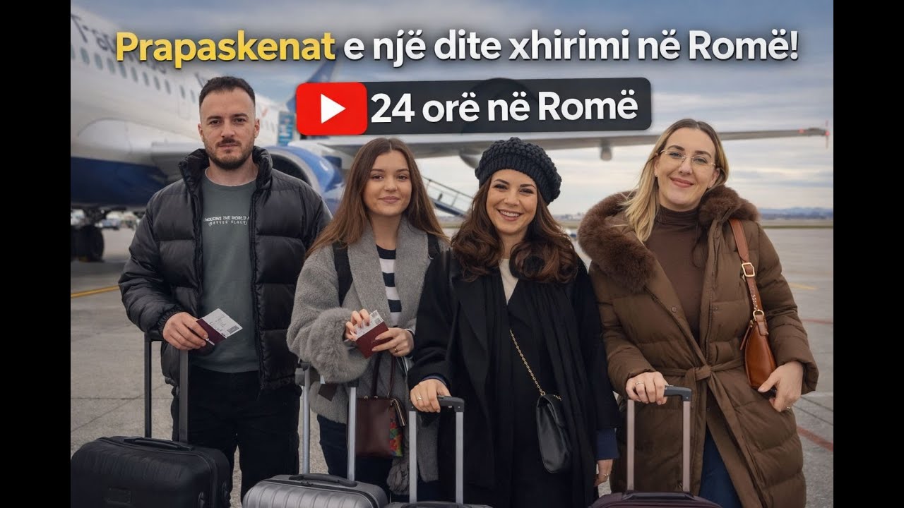 🎬PRAPASKENAT E NJË DITE XHIRIMI NË ROME!✈️ JA ÇFARË NDODH PAS KAMERAVE! 👀🎬
