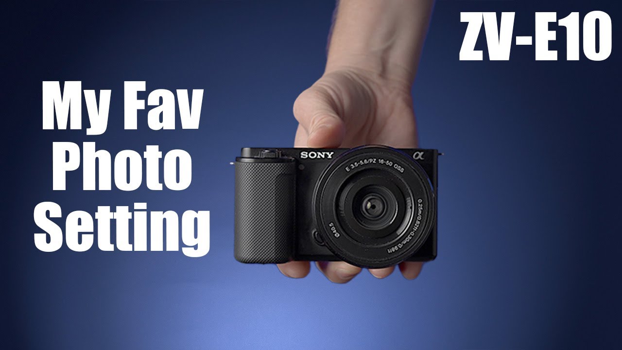 My New Favourite Sony ZV-E10 Photo Setting