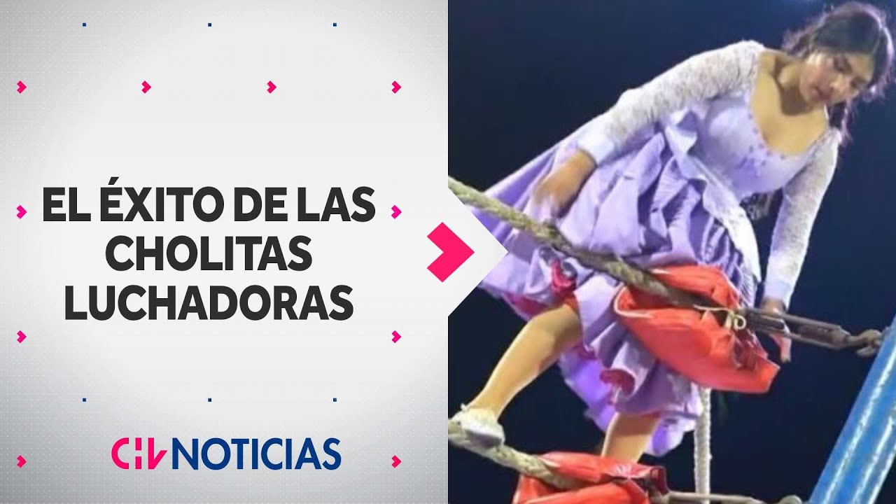 Cholitas Luchadoras deslumbraron a Iquique: Técnicas de la lucha libre en trajes aymaras y quechua