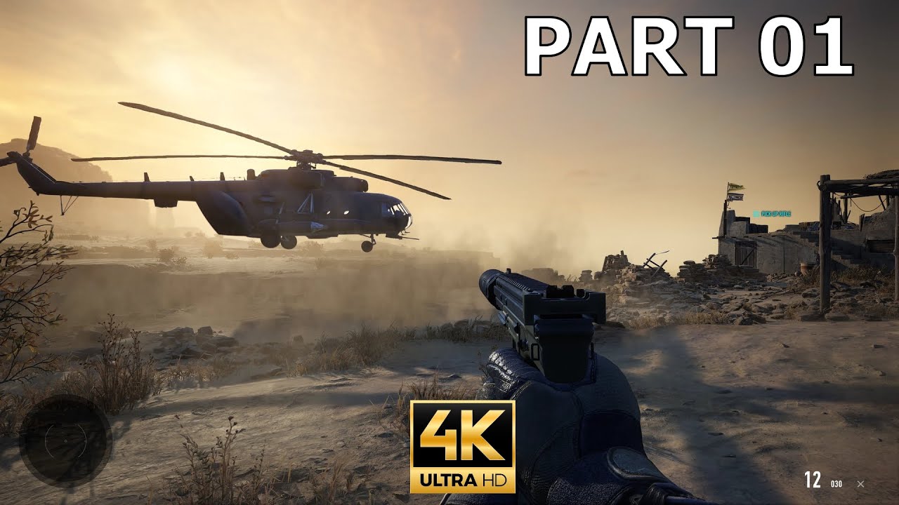 SNIPER GHOST WARRIOR CONTRACTS 2 &bull; Tutorial &bull; The Grey Desert &bull; Walkthrough &bull; Part 01 &bull; 4K