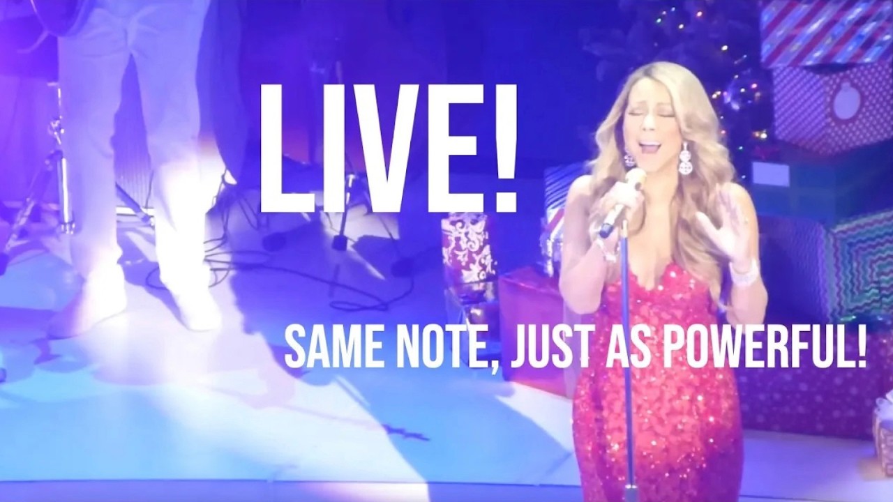 When Mariah Carey perfectly matches her lipped vocals LIVE!