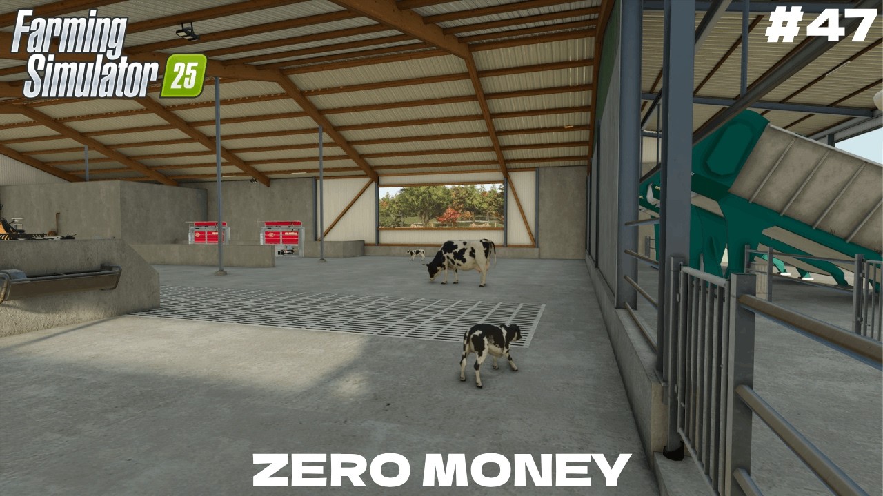 we hebben nieuw leven op de boederij | ZERO MONEY #47 | farming simulator