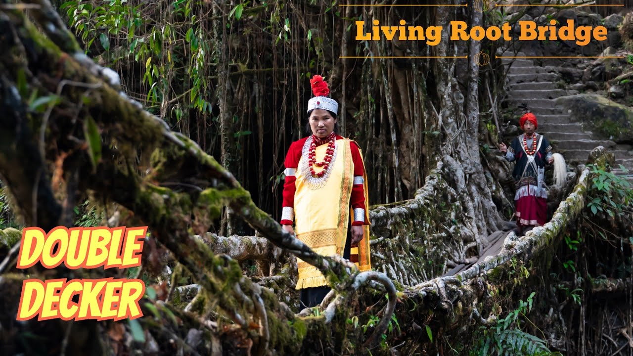 Living root bridge |Nongriat Double Decker bridge| Blue lagoon| Rainbow falls| Meghalaya