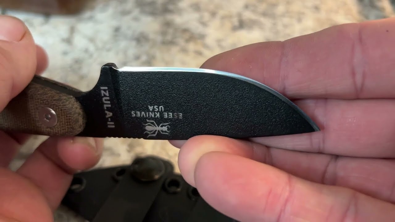 Заточка ножей - Esee Izula II