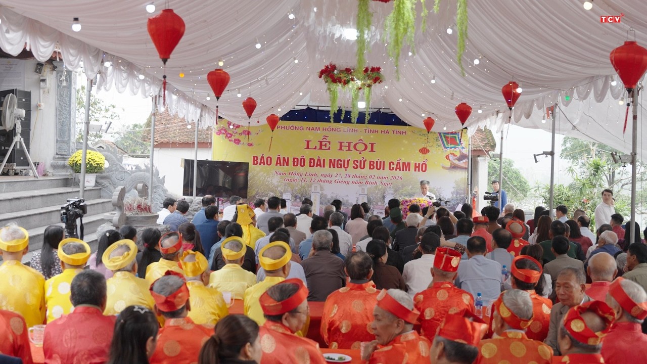 TRANG TRỌNG LỄ BÁO ÂN ĐÔ ĐÀI NGỰ SỬ BÙI CẦM HỔ NĂM 2026