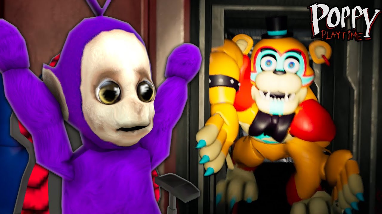 GLAMROCK FREDDY IN POPPY PLAYTIME! | Tinky Winky Plays Poppy Playtime (Mods)