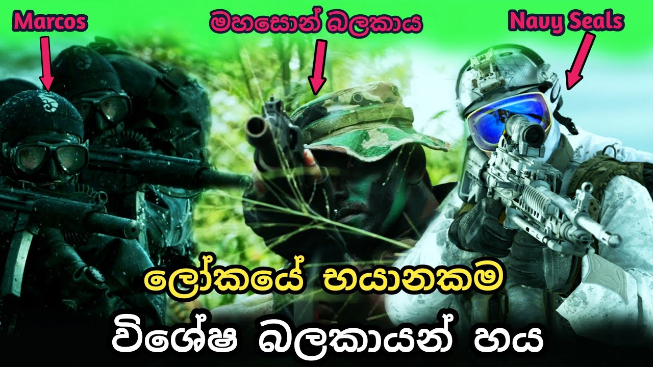 ලොව භයානකම විශේෂ බලකායන් කිහිපයක්/ world most dangerous special forces in sinhala