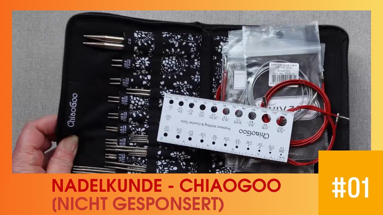 Nadelkunde I-austauschbare Nadelspitzen Chiagoo #blackforestknitting #interchangeableneedles