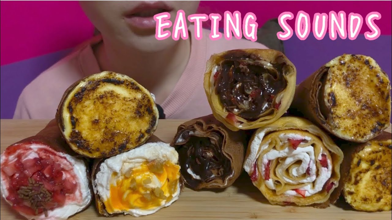 《Eating sounds》クレープ!Crepes!