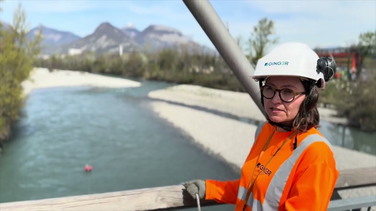 Métrologie du charriage par mesure acoustique et sismique faite sur passerelle du DRAC