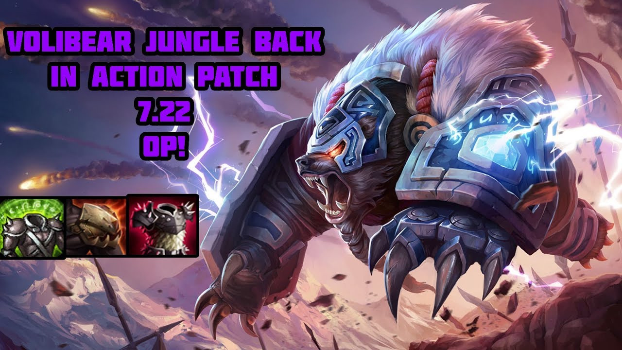 SEASON 8 BRINGING VOLIBEAR JUNGLE OP BACK!!! | NEW RUNES | MAKE VOLIBEAR GREAT AGAIN! Patch 7.22