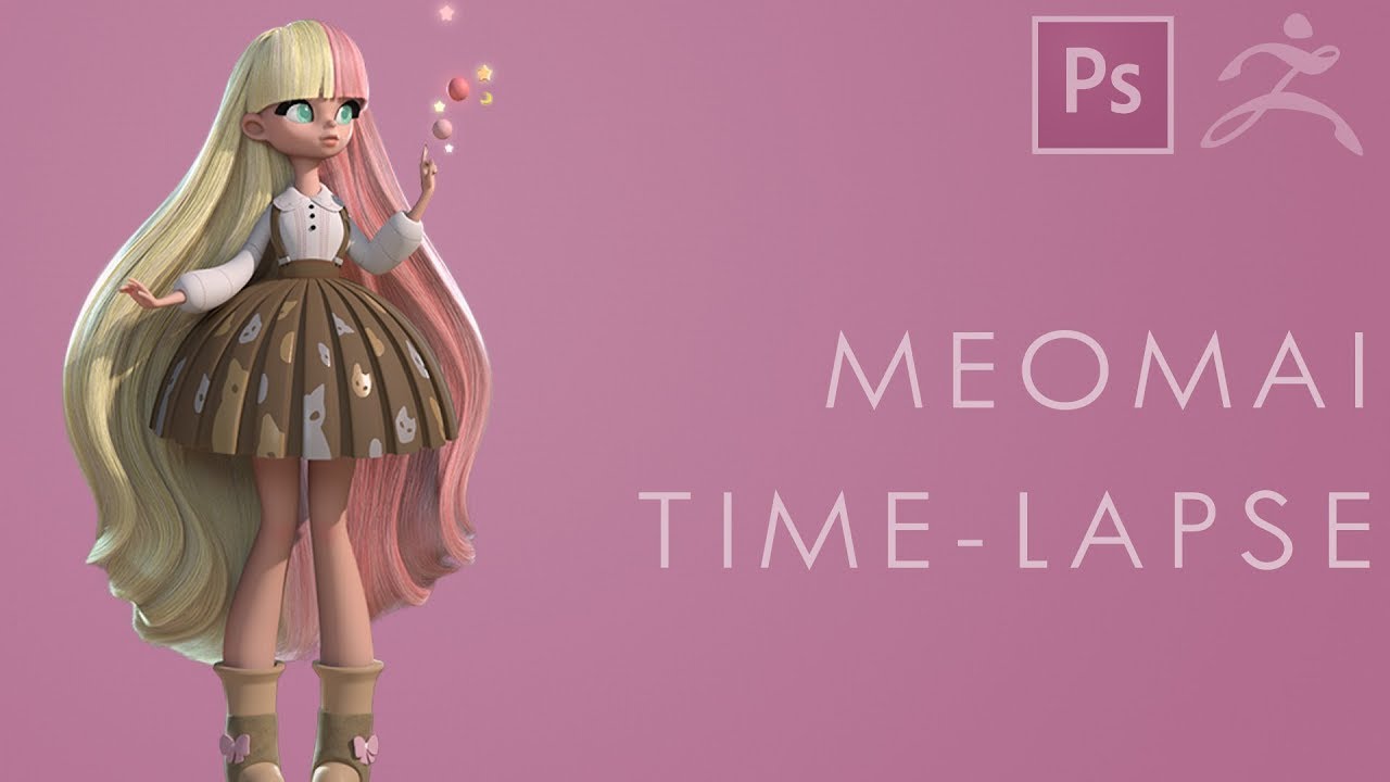 Zbrush Girl Timelapse