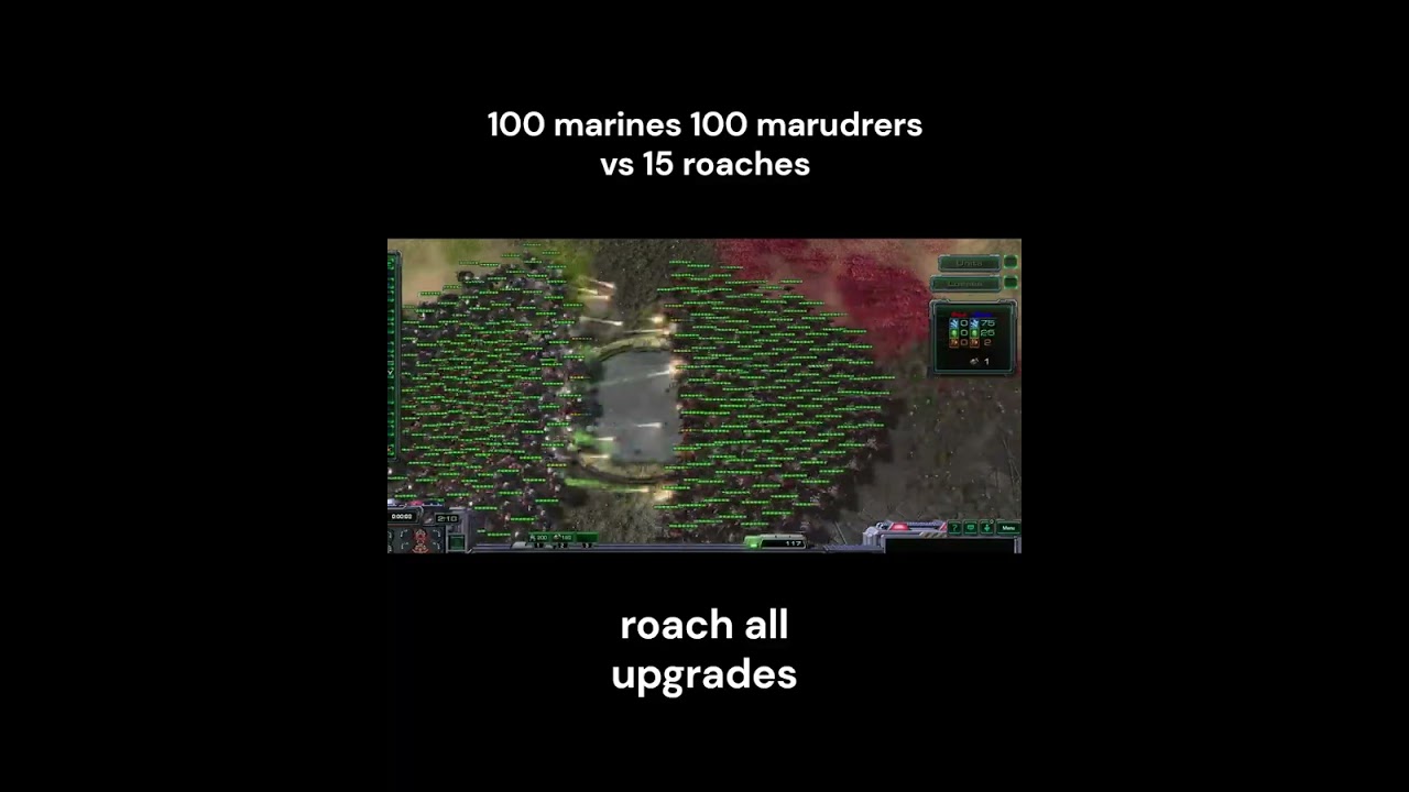 TvZ roches vs terran bio #starcraft #starcraft2