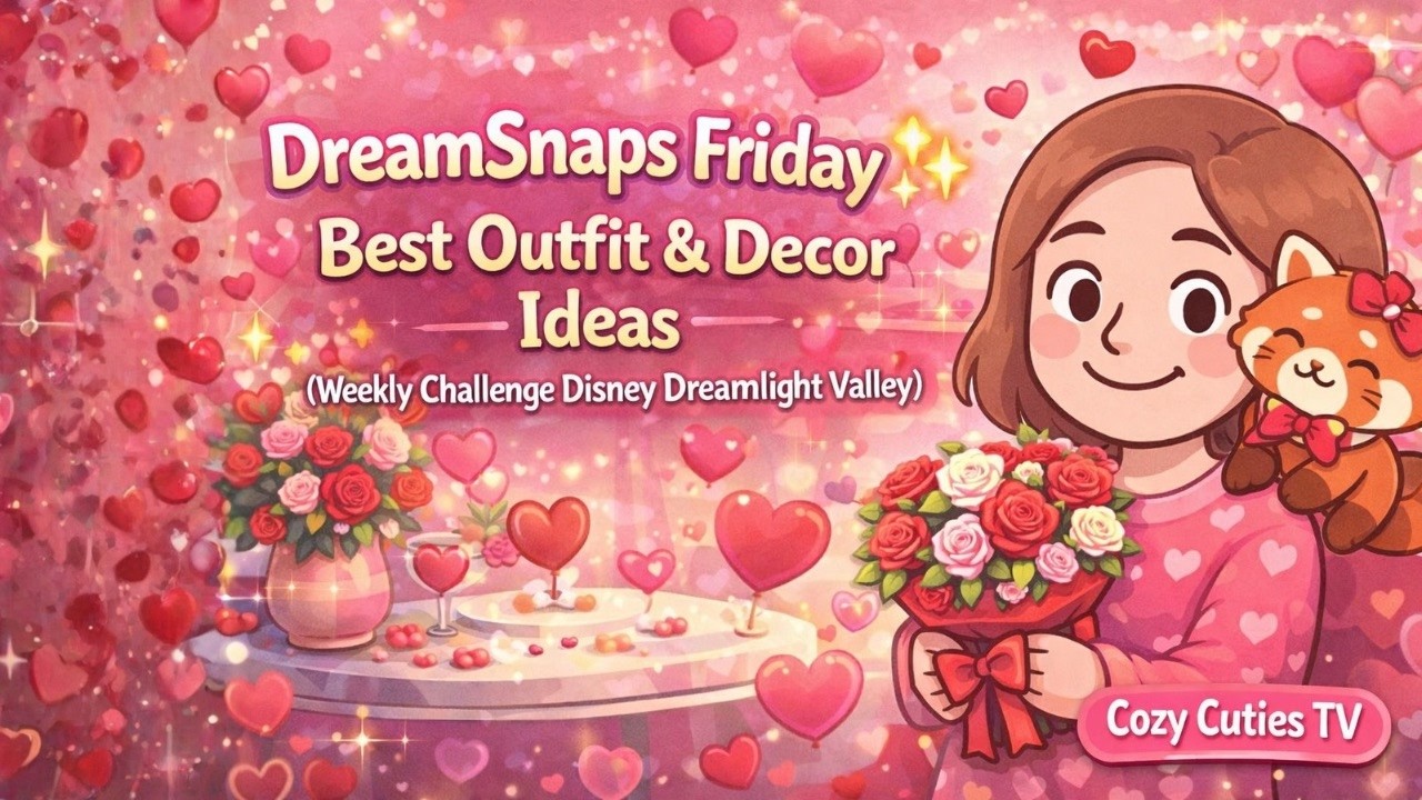 DreamSnaps Friday ✨ Best Outfit & Decor Ideas (Weekly Challenge Disney Dreamlight Valley)