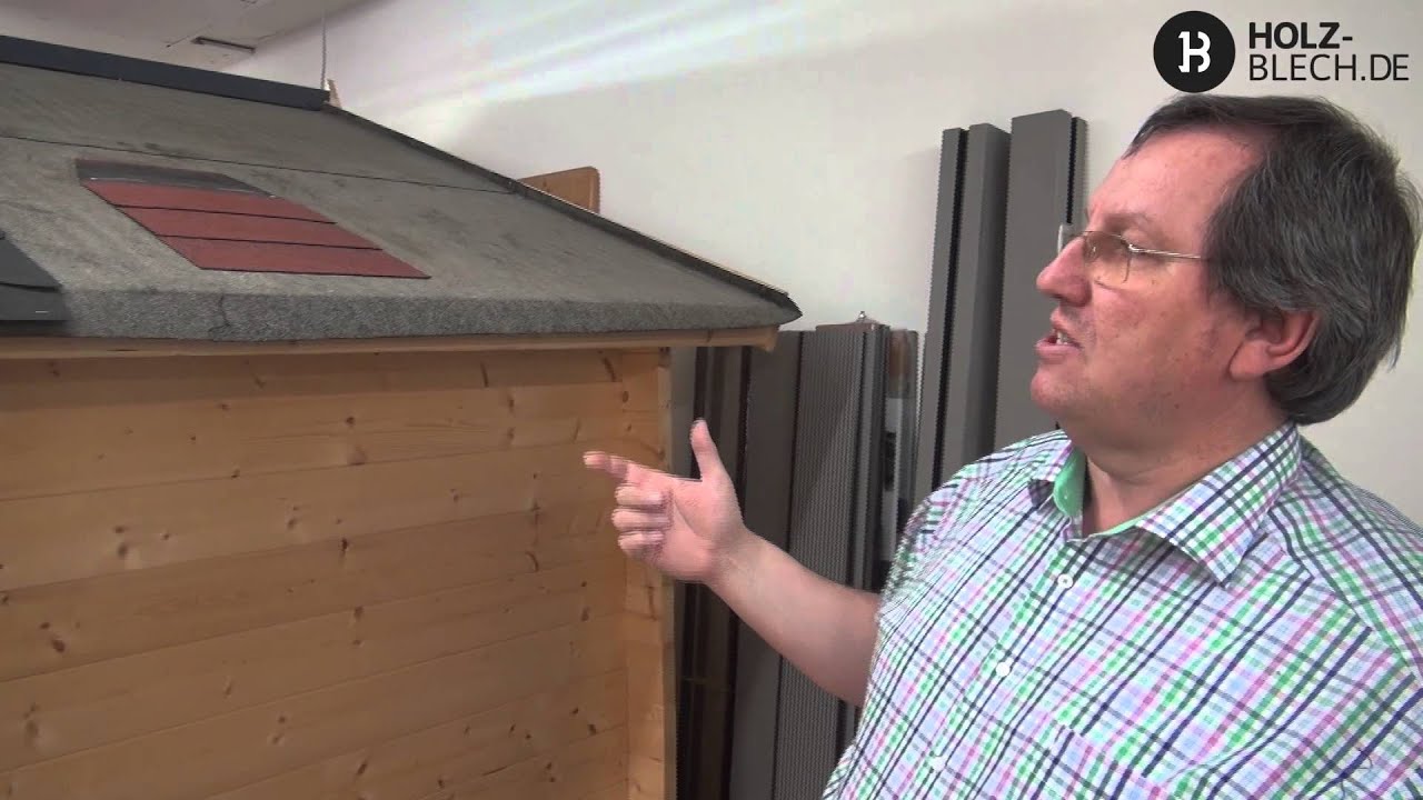 Welche Dacheindeckung sollte man f&uuml;r ein Gartenhaus verwenden?