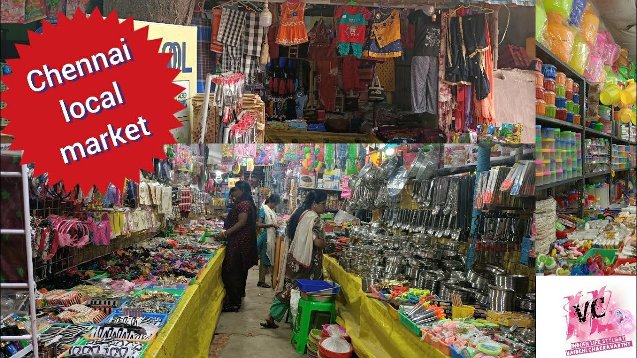 Street market in chennai/Chennai local market/10rs local market in Chennai/Indian lifestyle by VC.