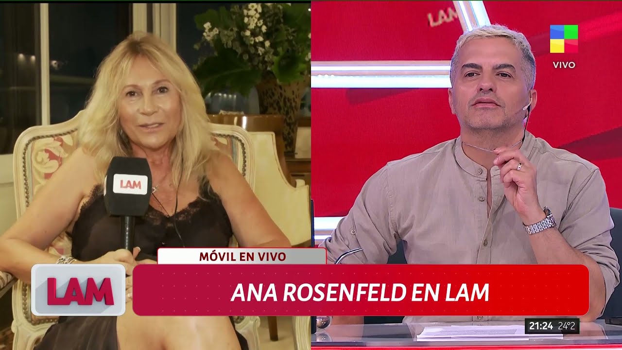 📢 ANA ROSENFELD A SOLAS CON LAM: 