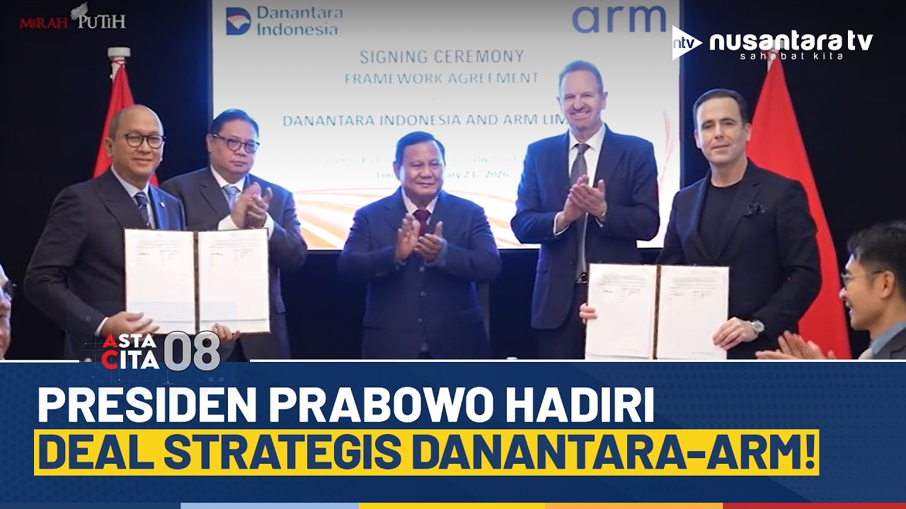Presiden Prabowo Saksikan Penandatanganan Kerja Sama Investasi di London | ASTA CITA 08