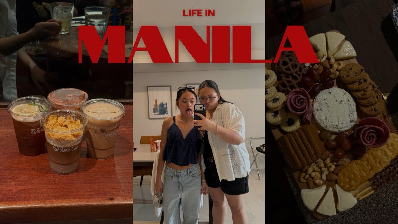 manila diaries 🇵🇭: coffee, food, hauls, & new year’s day! 
