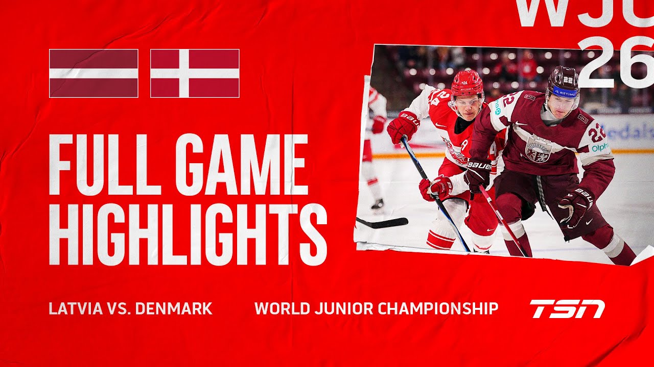 Latvia vs. Denmark FULL GAME HIGHLIGHTS | 2026 World Junior Championship