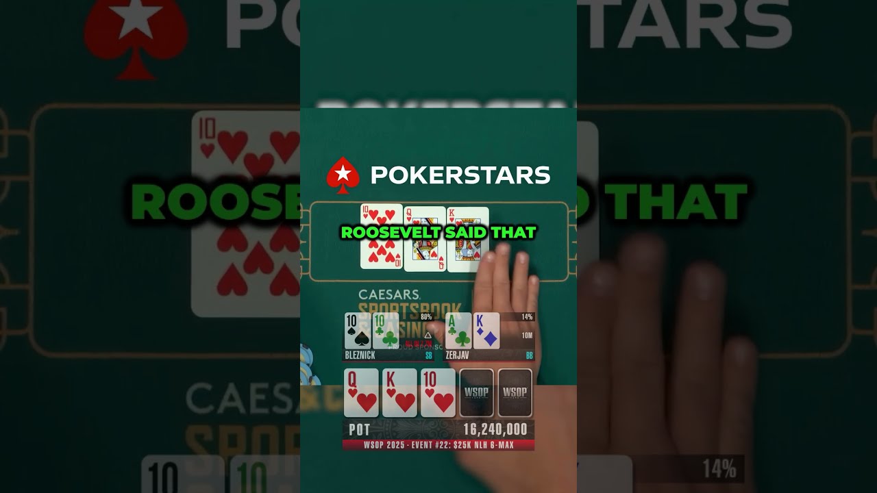 WSOP Refreshed: Bleznick vs Zerjav