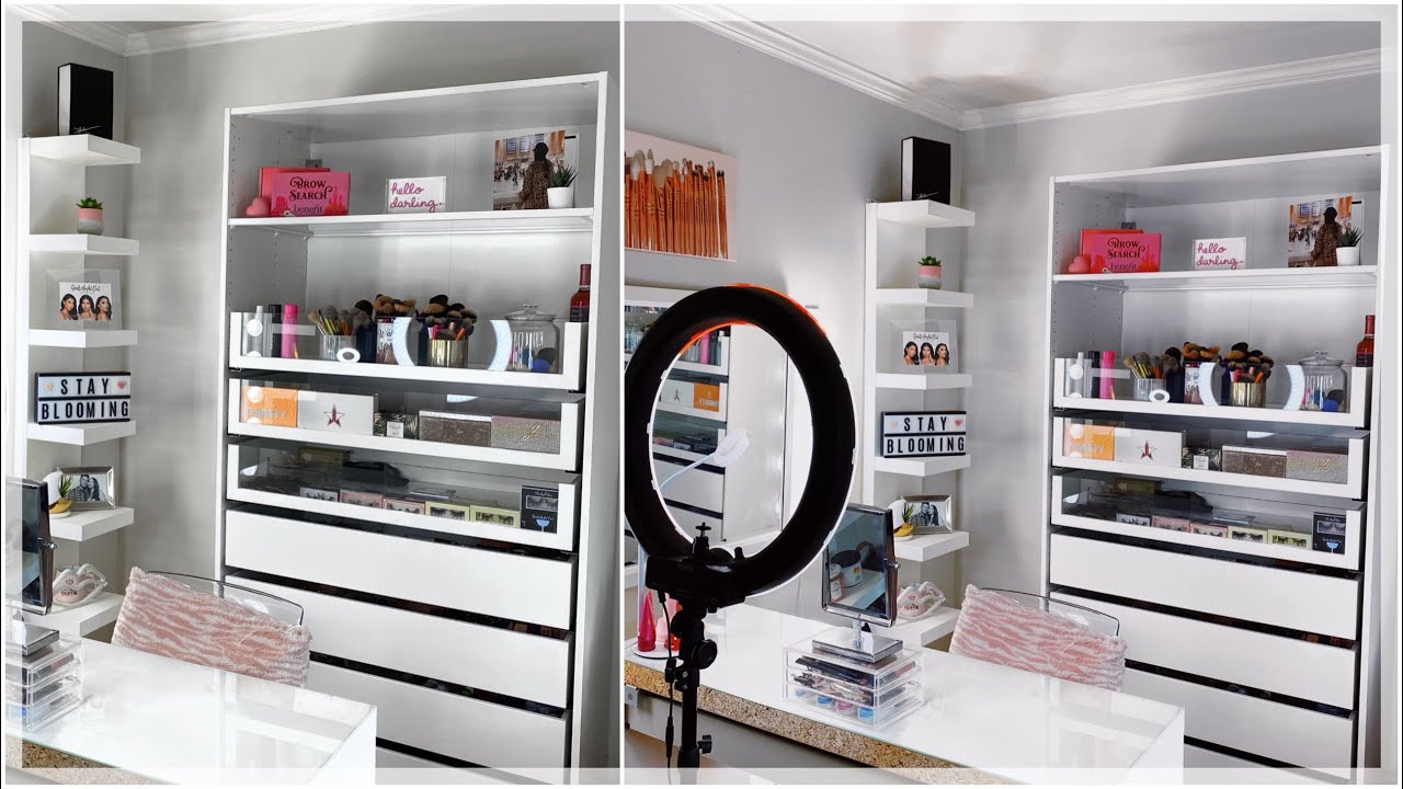 BUILDING MY NEW MAKEUP STORAGE!!! | Mari Bajari