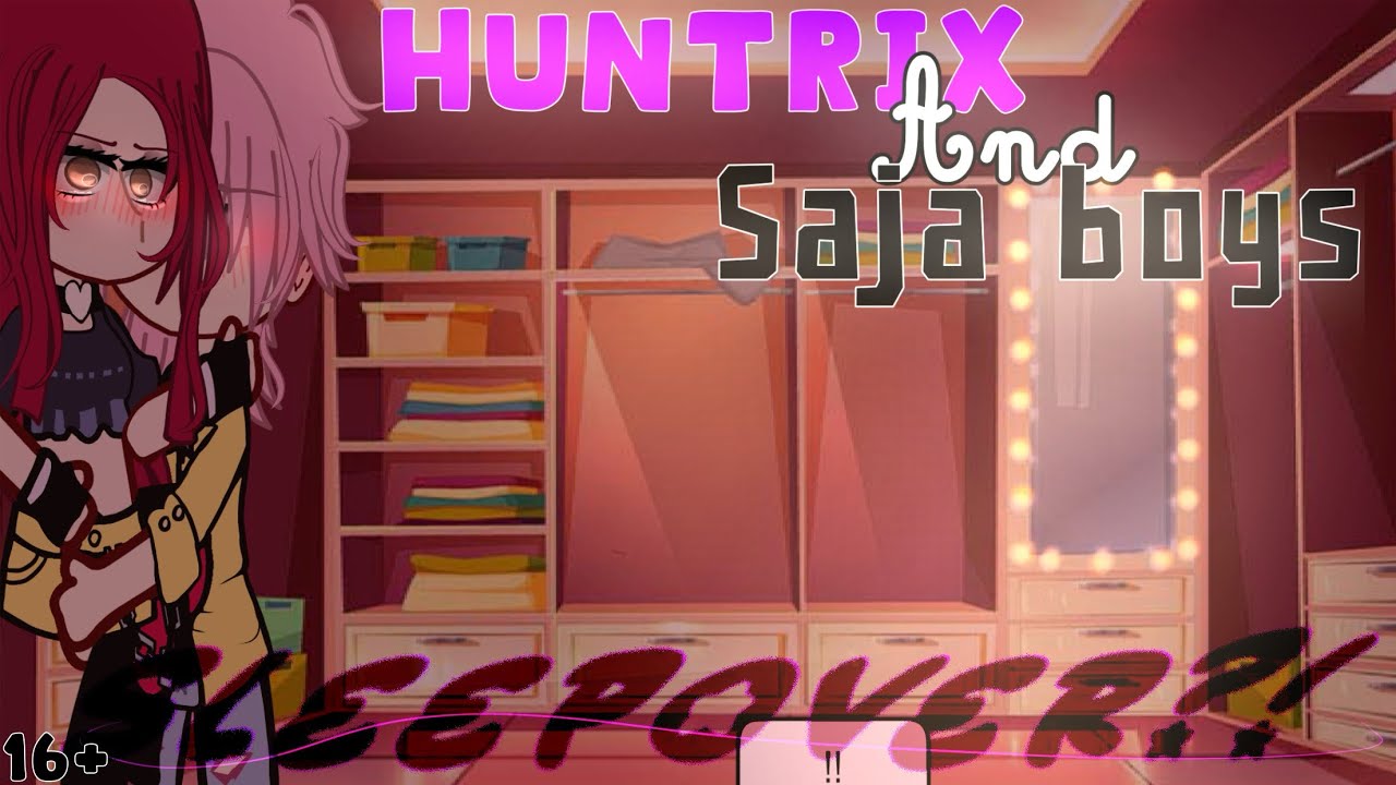 HUNTRIX AND SAJA BOYS SLEEPOVER⁉️🤫 [] KPOP Demon Hunters [] GACHA [] SKIT []  