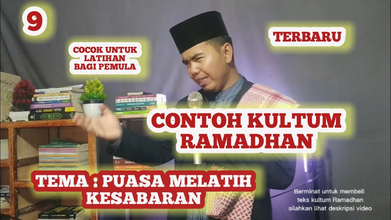 9# Contoh Kultum Ramadhan, Tema : Puasa Melatih Kesabaran