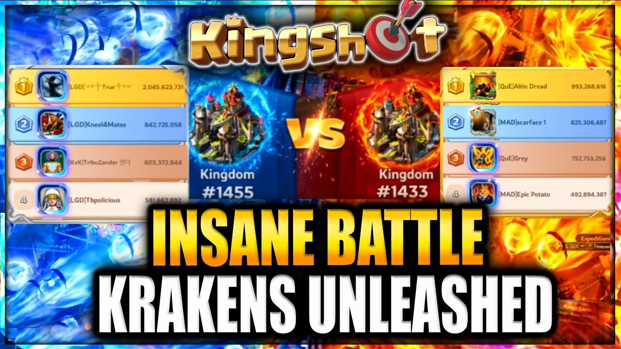 My Craziest Kingshot KvK Battle - 1455 vs 1433 (Whales Unleashed)