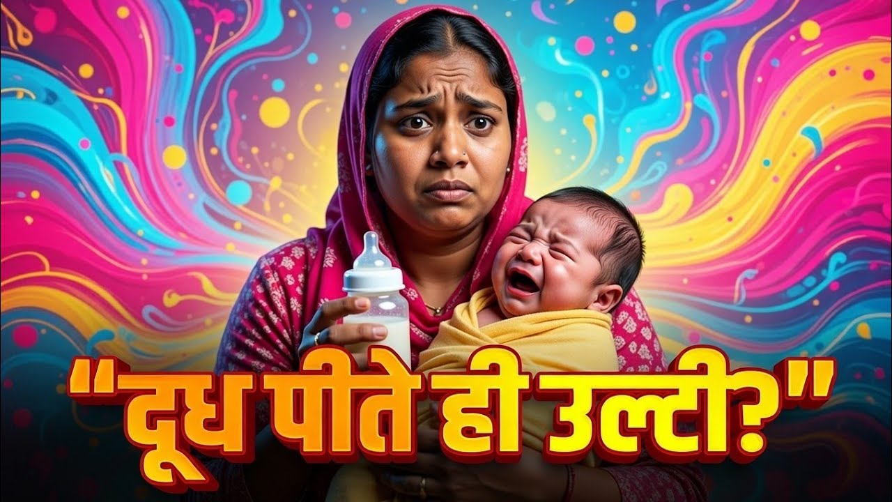 बच्चा दूध पीते ही उल्टी क्यों करता है? 😱 जानिए असली कारण और इलाज !