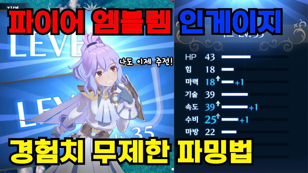전투가 막히는데 경험치는 필요하다고? 경험치 무제한 파밍법 공략 [파이어 엠블렘 인게이지]